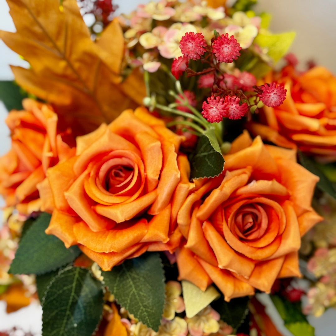 Golden Harvest Bloom - 20" Luxury Centerpiece