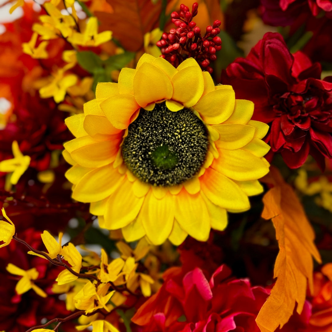 Dahlia Sun - 40" XLarge Luxury Simulation Flower