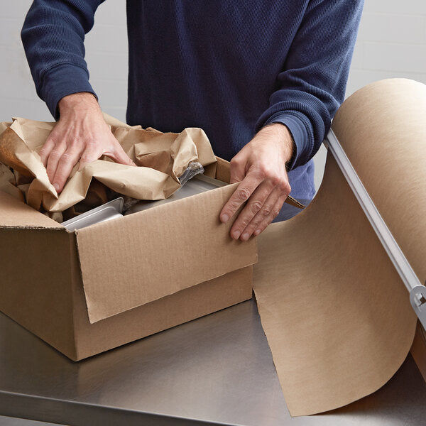 24"x1,275 ft Brown Floral Wrapping Paper Roll (Water Proof)