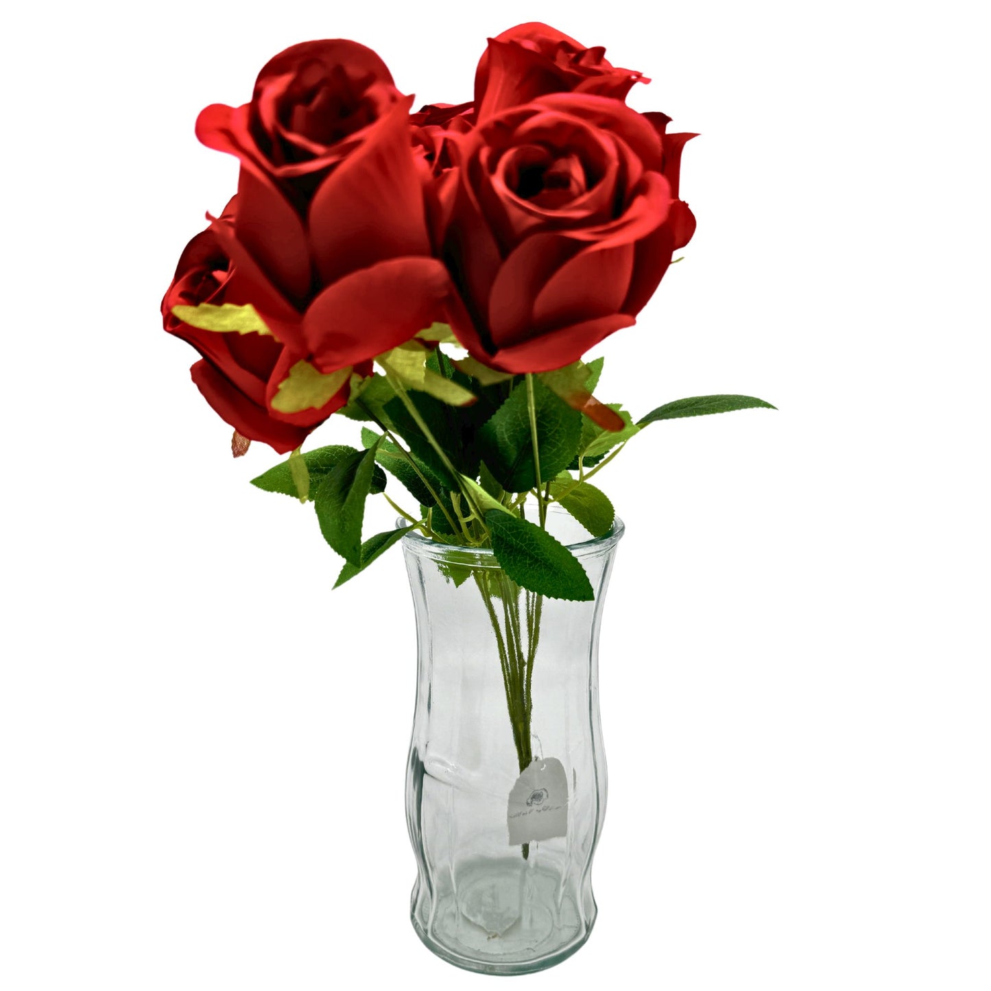 Classic Ribbed Rose Vase (12pcs)