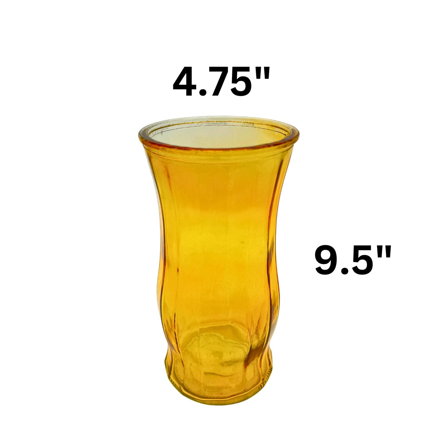 Classic Ribbed Rose Vase (12pcs)