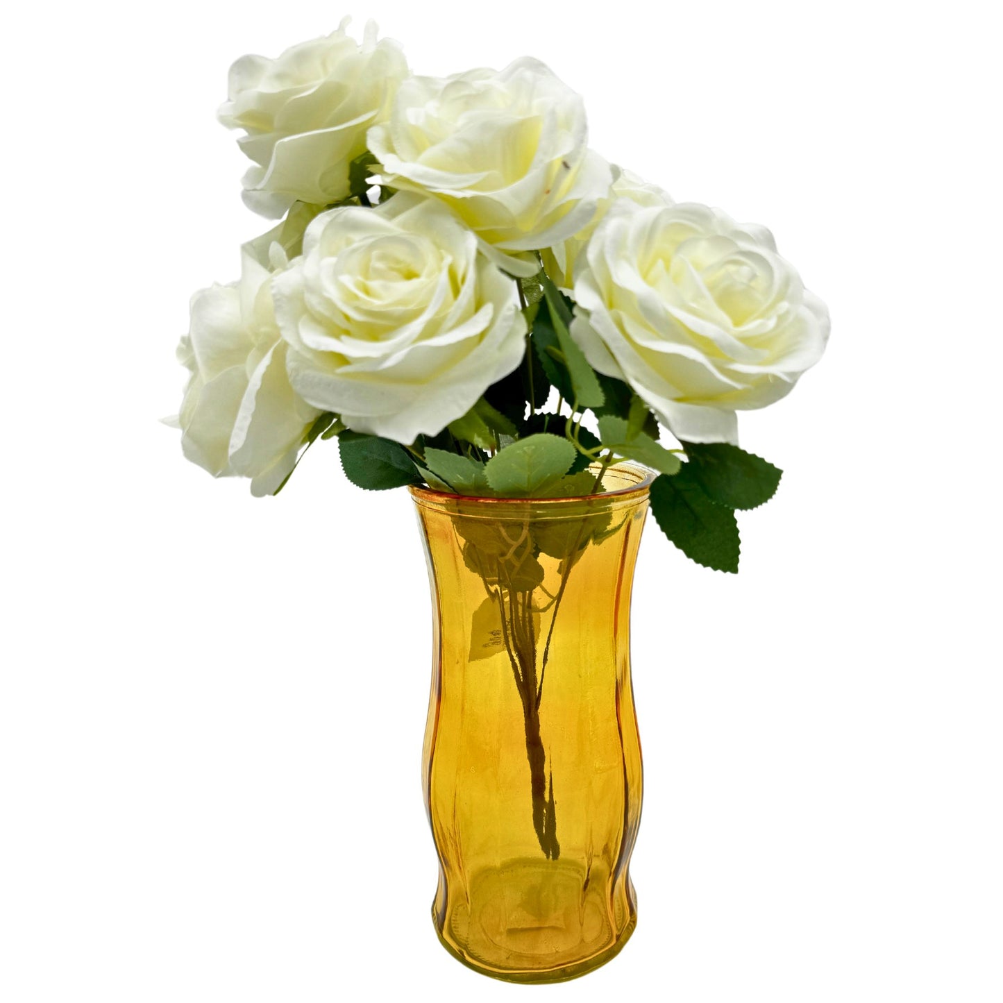 Classic Ribbed Rose Vase (12pcs)