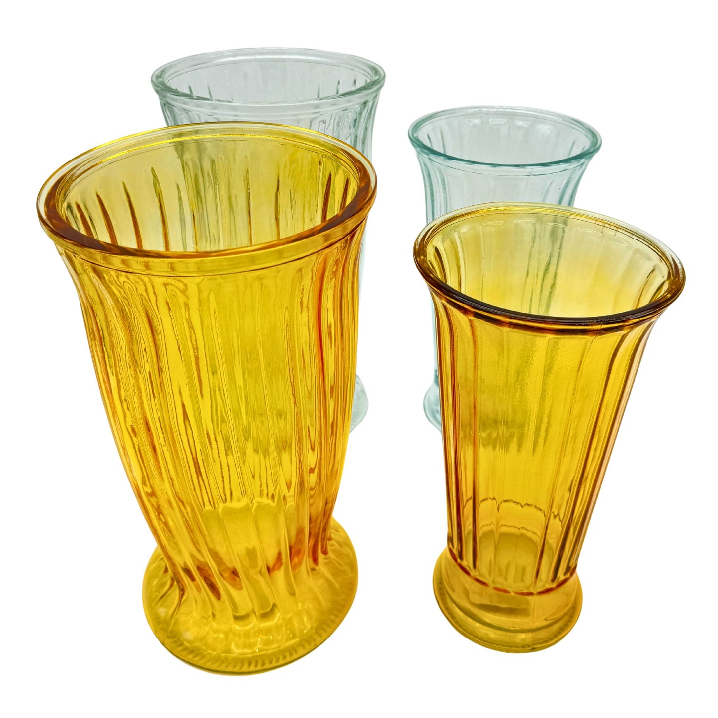 Flared Ribbed XL Vase (6pcs)