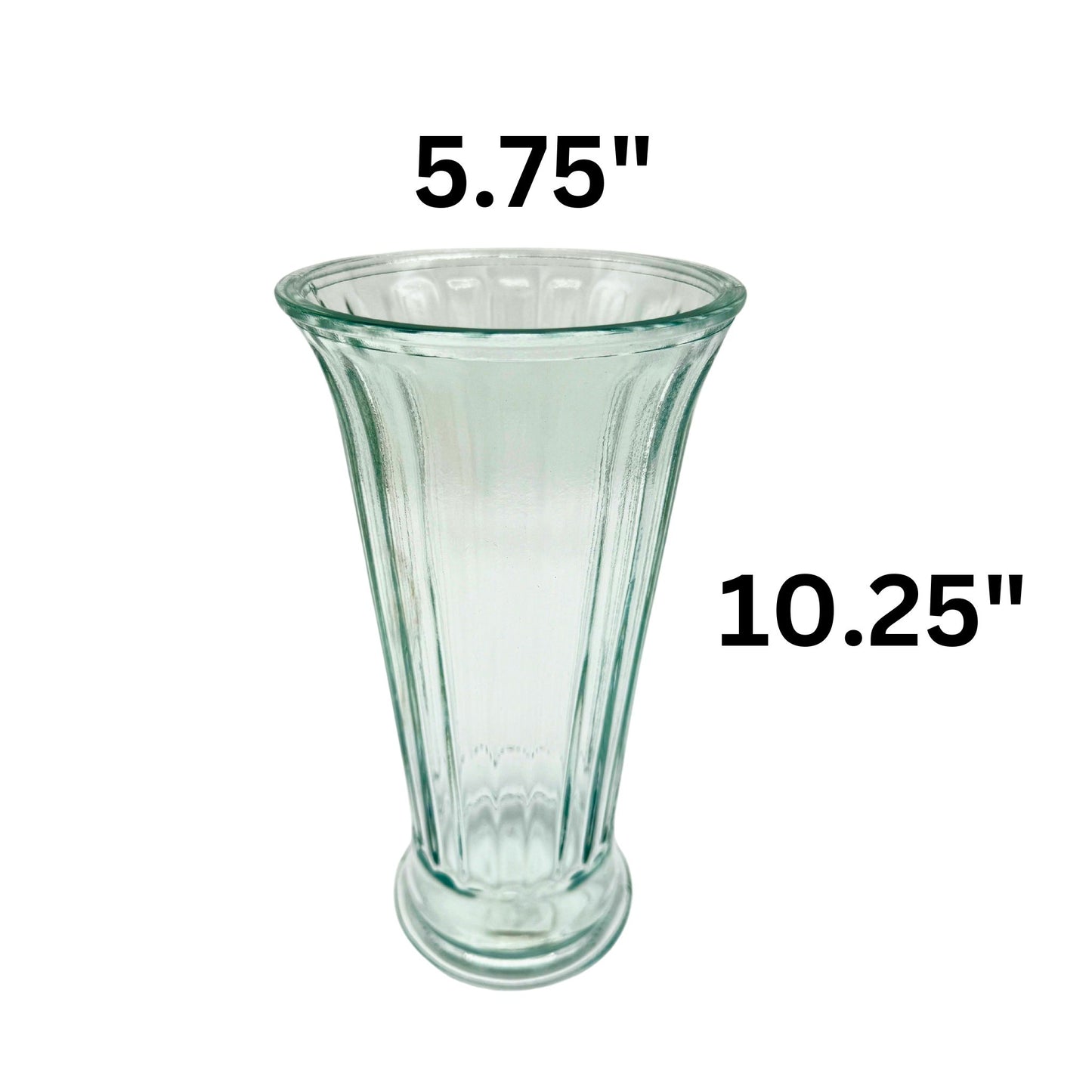 Flared Ribbed XL Vase (6pcs)