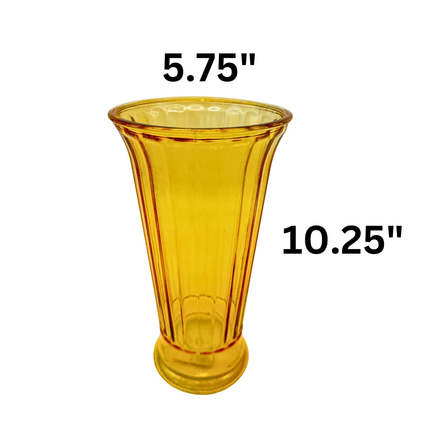 Flared Ribbed XL Vase (6pcs)