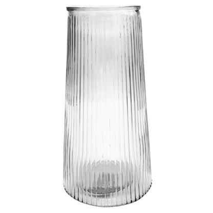 Large Ribbed Vase (6pcs)