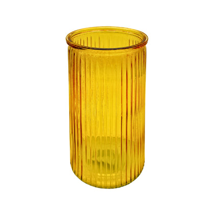 Cylinder Ribbed Vase (12pcs)