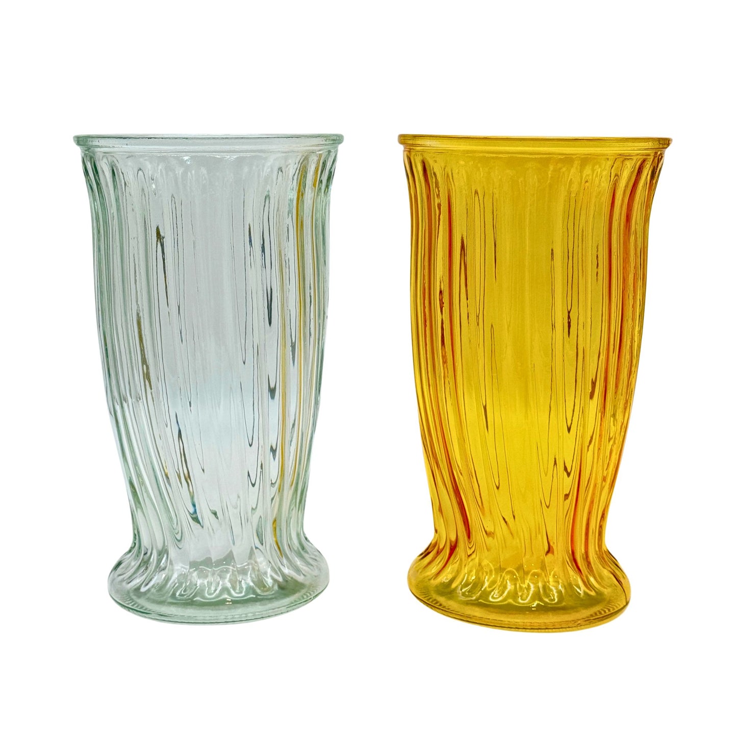 Ribbed Vase (6pcs)