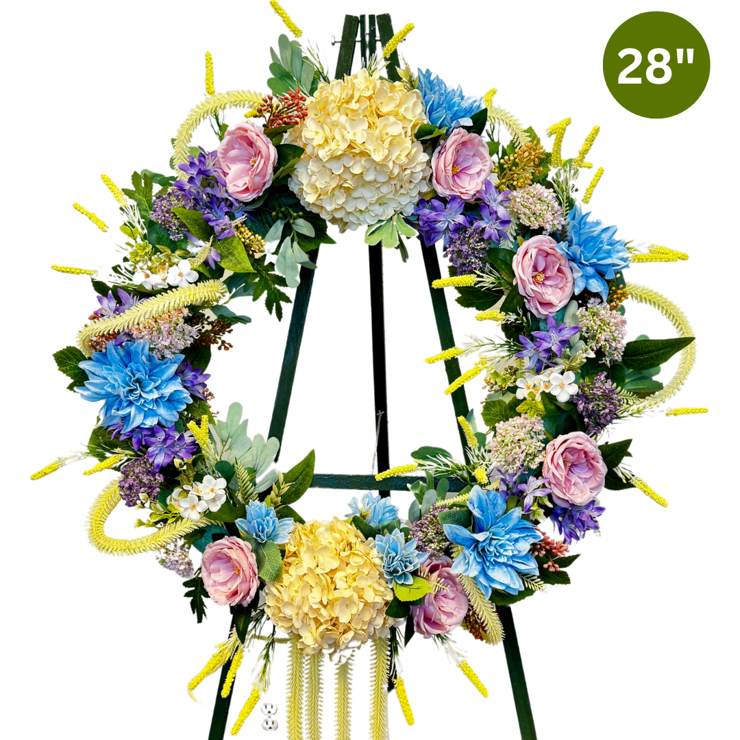 Celestial Harmony Wreath 28"