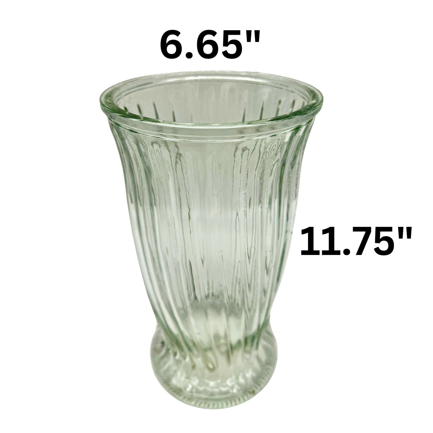 Ribbed Vase (6pcs)