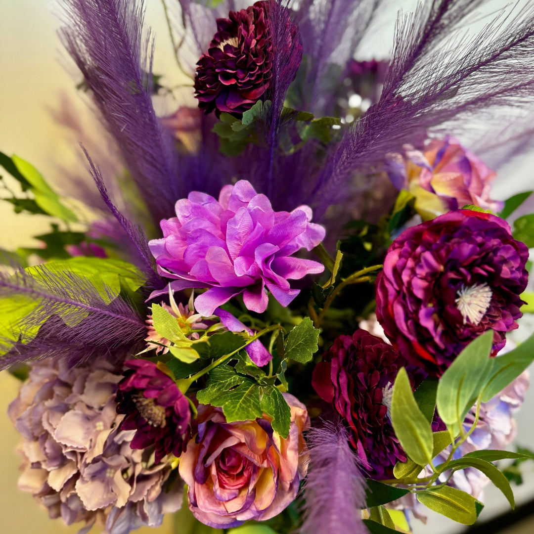 Purple Rain - 30" XLarge Luxury Simulation Flower